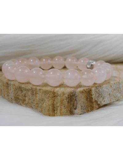 BRACELET QUARTZ ROSE