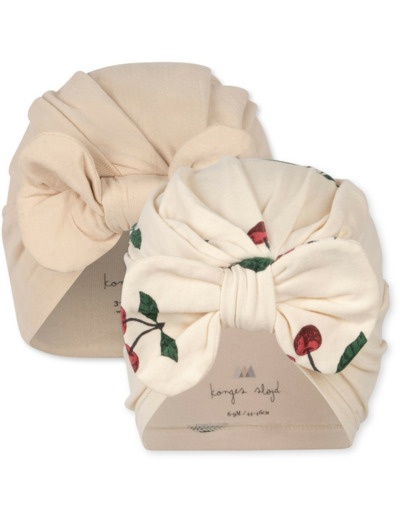 Bonnet noeud lot de 2 cerises