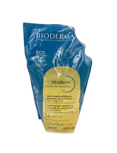 BIODERMA ATODERM HUILE DOUCHE ECO RECH 1L