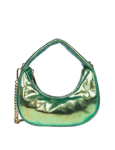 Lancaster Noholita Night Sac Hobo cuir 480-038 Vert Caméléon