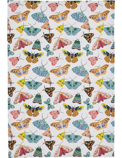 Ulster Weavers Torchon en Coton - Maison de Papillons (100 % Coton, Multicolore)
