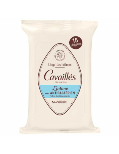ROGE-CAV LINGETTES INTIM ANTIBACT 15 LING