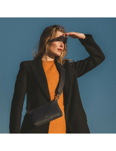 Ateliers Fourès Baroudeuse Sac Porté Travers B109 Noir