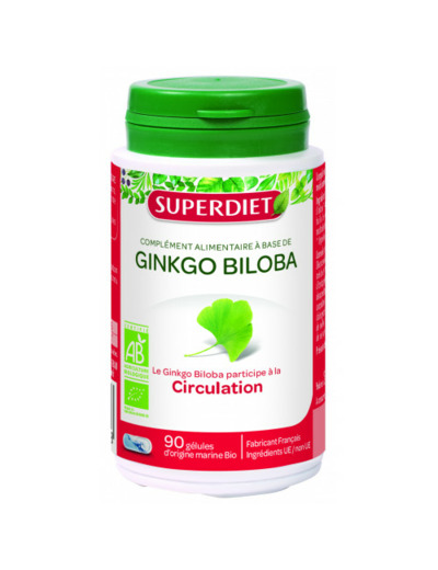 Ginkgo 90 Gelules Superdiet