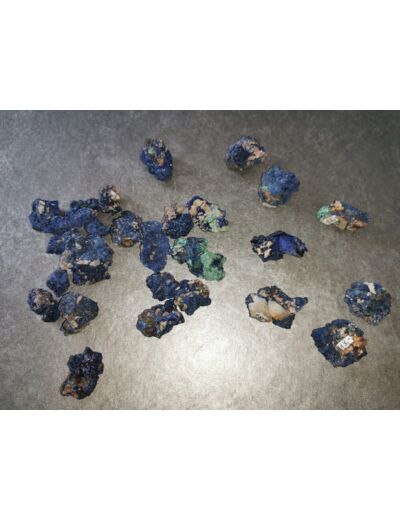 Azurite pierres brutes 8g