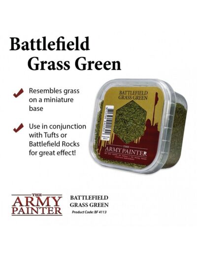 Battlefield grass green