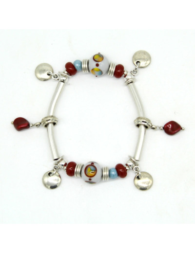 Bracelet argenté Oralya