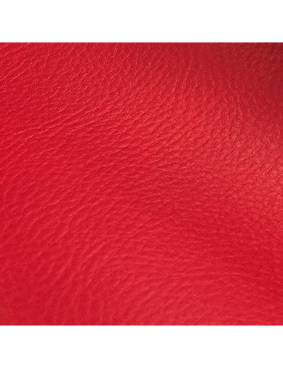 Tissu Simili cuir rouge