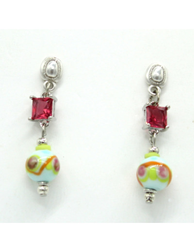 Boucles d'oreilles Citrus Coral
