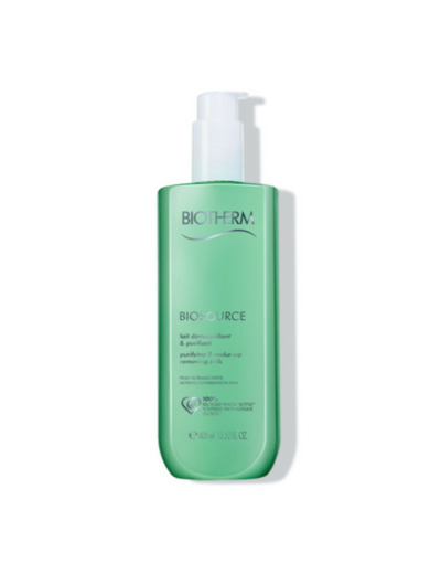 Lait Demaquillant Et Purifiant Biosource Peaux Normales A Mixtes 400ml Biosource Biotherm