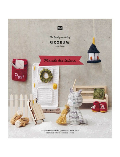 Livre Crochet Monde des lutins Ricorumi, Rico Design