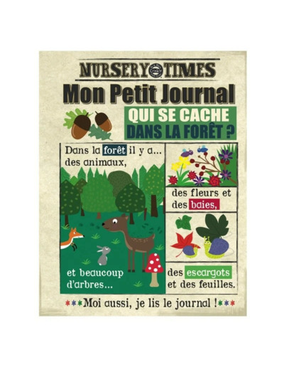 Mon Petit journal à froisser LA FORET