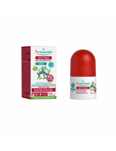 Roller Répulsif Bébé Anti-Pique 30ml Anti-Pique Puressentiel