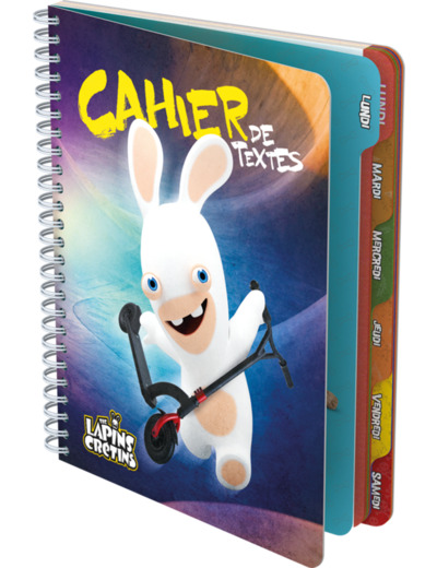 Cahier de textes "Les Lapins crétins" - Battle