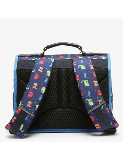 Caméléon Rétro Cartable 32cm Navy Monster