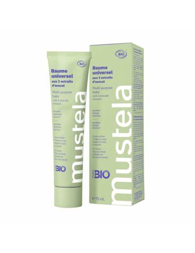 Baume Universel aux 3 extraits d'avocat Bio 75ml Mustela