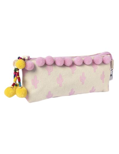 Fourre-tout rectangulaire "Gipsy" - Rose