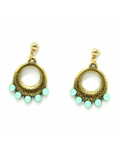 Boucles d'oreilles Citrus Coral