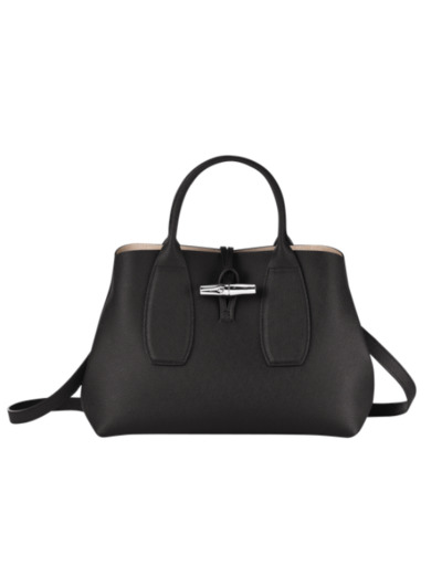 Longchamp Roseau Porté Main M Noir