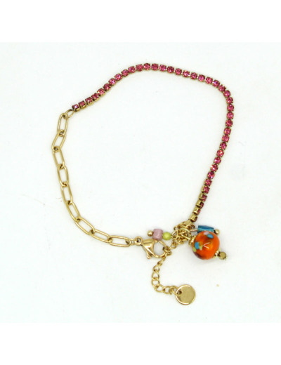 Bracelet strass PAPAYA