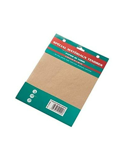 SAVY Papier de verre 4 feuilles gros grain