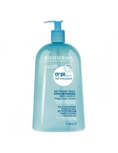 BIODERMA ABCDERM GEL MOUSSANT 1L