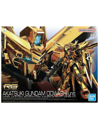 GUNDAM GUNPLA RG 1/144 AKATSUKI N°41 GUNDAM OOWASHI UNIT