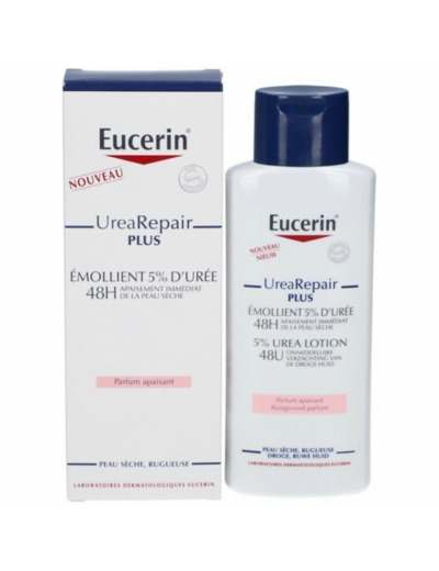 Lotion Corporelle Emollient 5% D'uree Parfume Plus 250ml UreaRepair Plus Eucerin