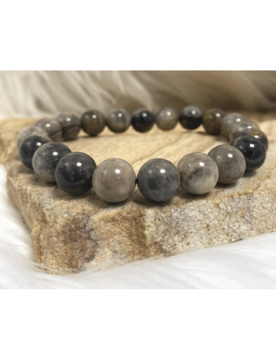 BRACELET PIERRE DE LUNE NOIRE