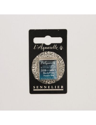 Peinture Aquarelle Extra-Fine Sennelier, 318 Bleu de Prusse S1