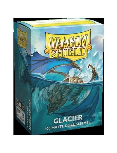 100 Dragon Shield Dual Matte - Glacier