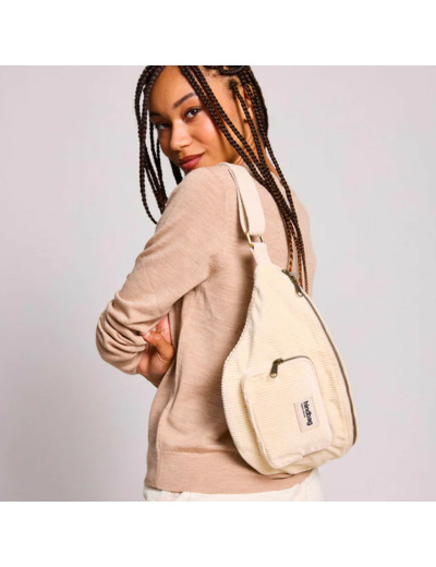 Hindbag Sofia Sac Banane XL Velours Beige