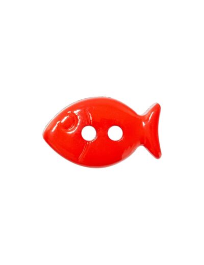 Bouton poisson rouge