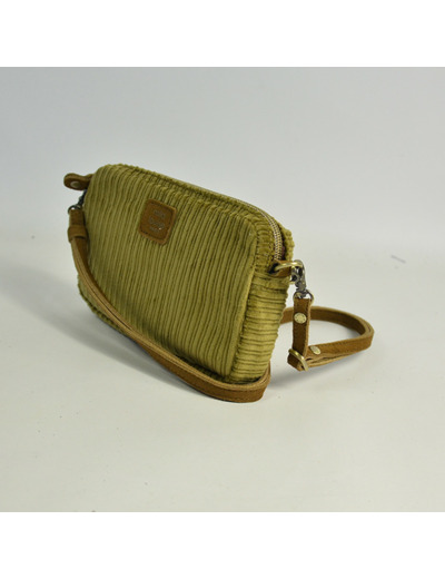 Mila Louise Trotty VFR1 Mini Sac Trotteur Velours Ocre