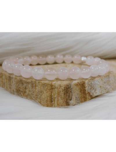 BRACELET QUARTZ ROSE