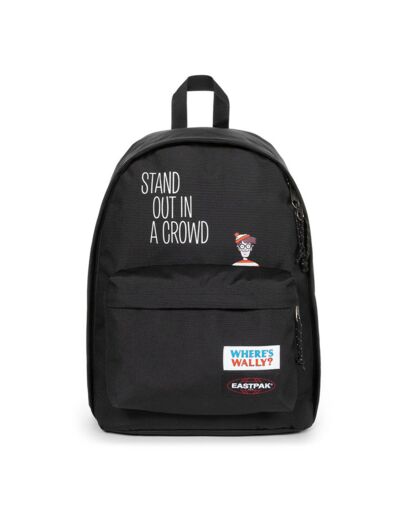 Eastpak Out Of Office Sac à Dos 13" Where is Wally 2e4 Silk Black
