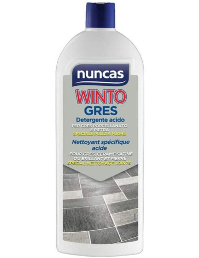 Nuncas Italia S.p.A. Winto Nettoyant Acide pour Grès Cérame/Pierre Flacon 1 L