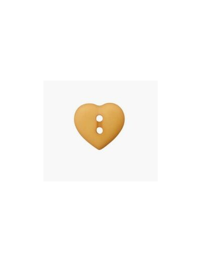 Bouton coeur curry 12 mm