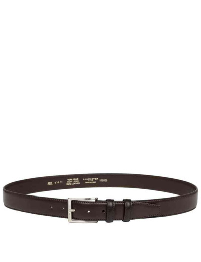 Lancaster Ceinture en cuir Homme 601-11 Marron T115