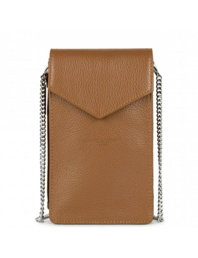 Lancaster Foulonne Pochette Smartphone Cuir 170-27 Camel