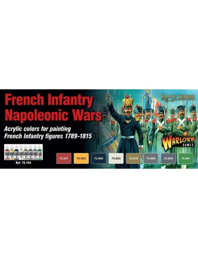 Wargames Set: French Napoleonic paint set (8)