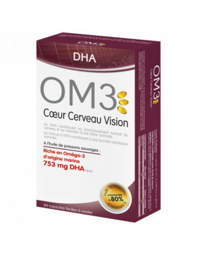 OM3 DHA COEUR CERVEAU VISION BTE60
