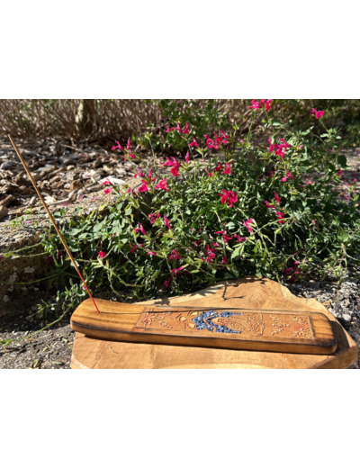 PORTE ENCENS BOUDDHA AVEC ÉCLATS DE SODALITE