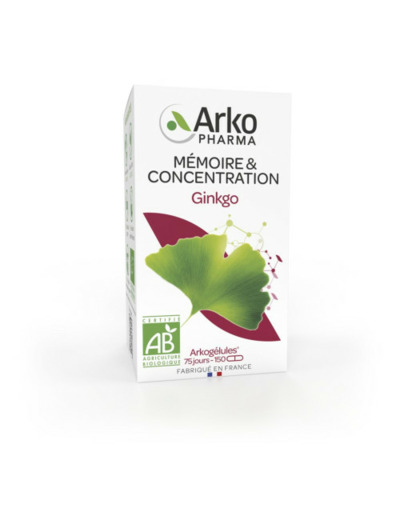 Arkopharma Arkogélules Bio Gingko Gélules x 150 + 45 OFFERTES