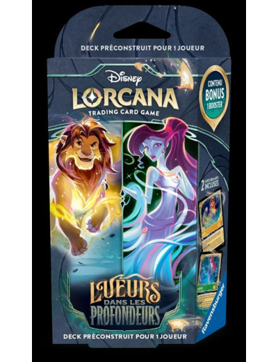 [preco]Disney Lorcana S10 - Lueurs dans les Profondeurs - Starter Ambre/Émeraude