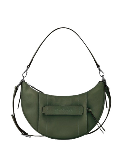 Longchamp 3D Sac Demi-Lune Kaki