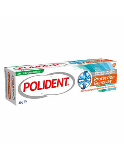 Creme Fixatrice Pour Appareils Dentaires Protection Gencives 40g Polident