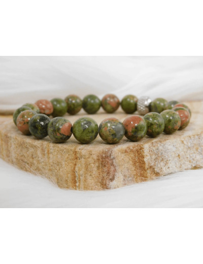 BRACELET JASPE UNAKITE