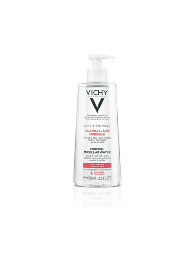 Eau Micellaire Visage Et Yeux Peaux Sensibles 400ml Purete Thermale Vichy