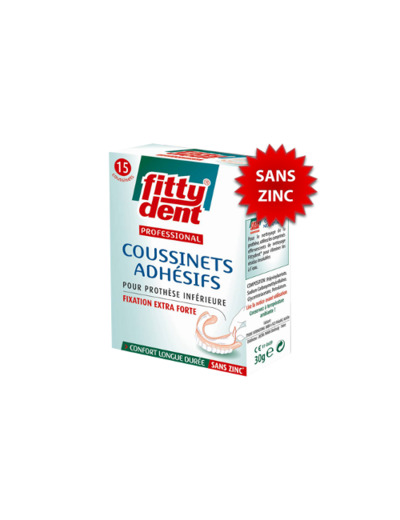 FITTYDENT PROFESS COUSS ADHES S/ZINC 15